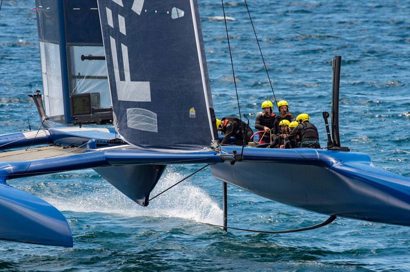 China SailGP in training in the F50 off Whangarei photo copyright SailGP taken at  and featuring the F50 class