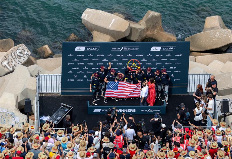 USA - Winners celebrate - Day 2 - Spain Sail Grand Prix - Valencia - September 6, 2026 - photo © Felix Diemer/SailGP