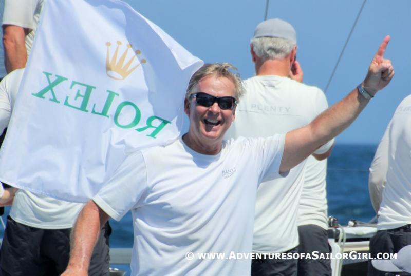 Winning Owner/Driver, Alex Roepers of Plenty on the final day of the Rolex Farr 40 Worlds photo copyright Nic Douglass / www.AdventuresofaSailorGirl.com taken at Royal Sydney Yacht Squadron and featuring the Farr 40 class