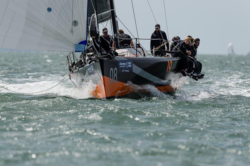Day 6 at Aberdeen Asset Management Cowes Week photo copyright Sam Kurtul / www.worldofthelens.co.uk taken at Cowes Combined Clubs and featuring the Fast 40 class