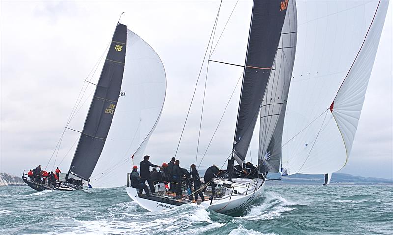 Round the Island Race 2017 photo copyright Tom Hicks / www.solentaction.com taken at  and featuring the Fast 40 class