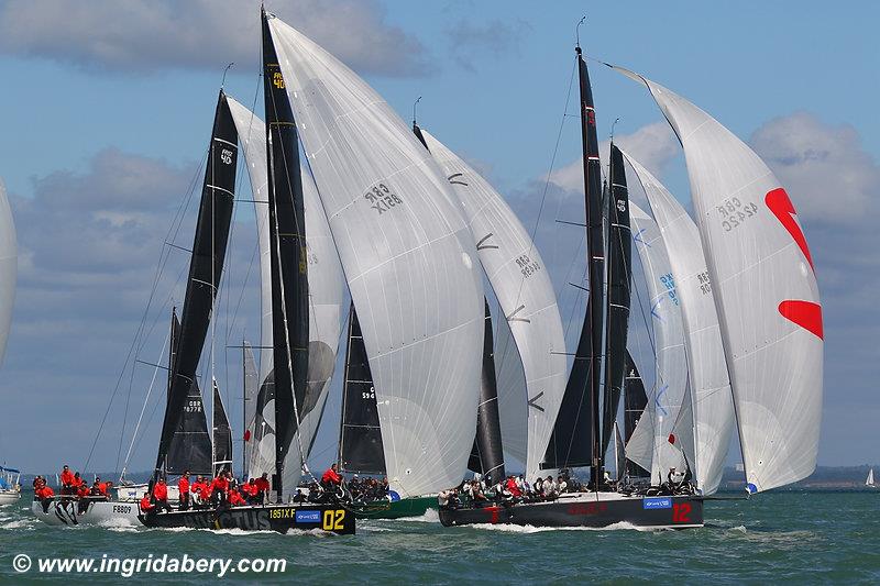 The sunshine returns on day 7 at Lendy Cowes Week 2017 photo copyright Ingrid Abery / www.ingridabery.com taken at Cowes Combined Clubs and featuring the Fast 40 class