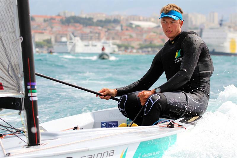Day 4 of the Finn Europeans in Split photo copyright Robert Deaves taken at  and featuring the Finn class