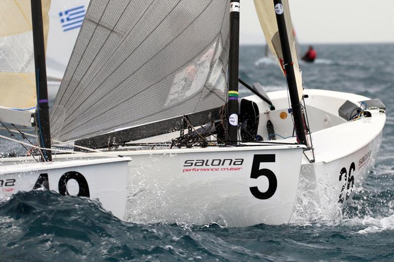 Day 5 of the Finn Europeans in Split photo copyright Robert Deaves taken at  and featuring the Finn class