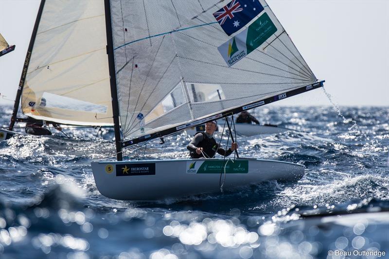 Jake Lilley at the Trofeo Princesa Sofía IBEROSTAR photo copyright Beau Outteridge taken at Club Nàutic S'Arenal and featuring the Finn class