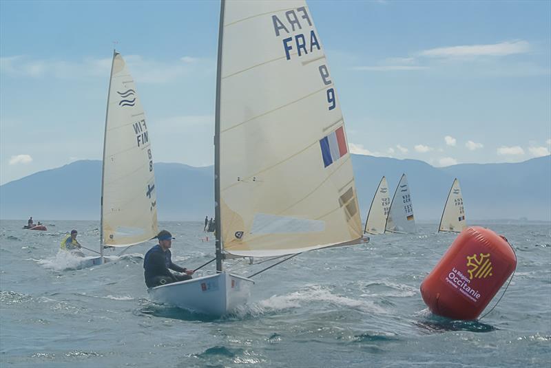 Guillaume Boisard on day 5 of the 2020 Finn Silver Cup photo copyright Marie Bernoit taken at  and featuring the Finn class