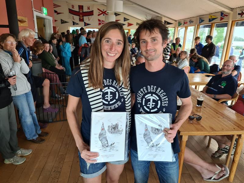 Fireball Pre-Worlds & Irish Nationals Prize Giving: Maussio & LaCalves photo copyright Frank Miller taken at Lough Derg Yacht Club and featuring the Fireball class