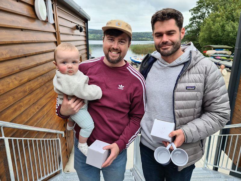 Sean Collins and Ed Og Butler take third in the 2022 Fireball Munster Championships at Killaloe photo copyright Frank Miller taken at Killaloe Sailing Club and featuring the Fireball class