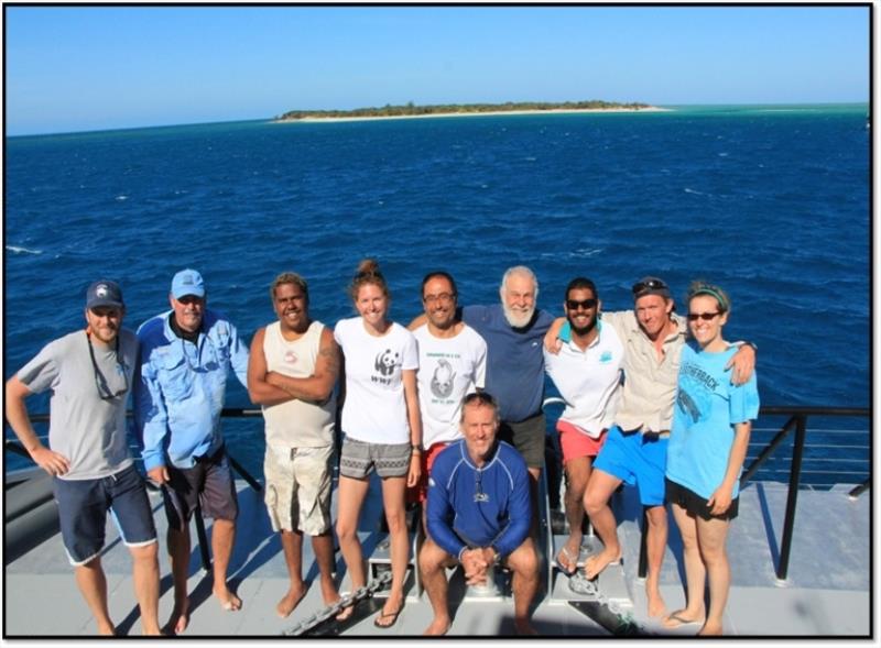 An international team of researchers from Southwest Fisheries Science Center, Queensland's Department of Environment and Heritage Protection and WWF-Australia joined forced on Australia's Great Barrier Reef to study green sea turtles - photo © NOAA Fisheries