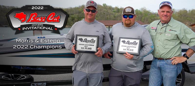 Morris and Estepp win the 2022 BCB Owners Invitational photo copyright Bass Cat & Yar-Craft Boats taken at  and featuring the Fishing boat class