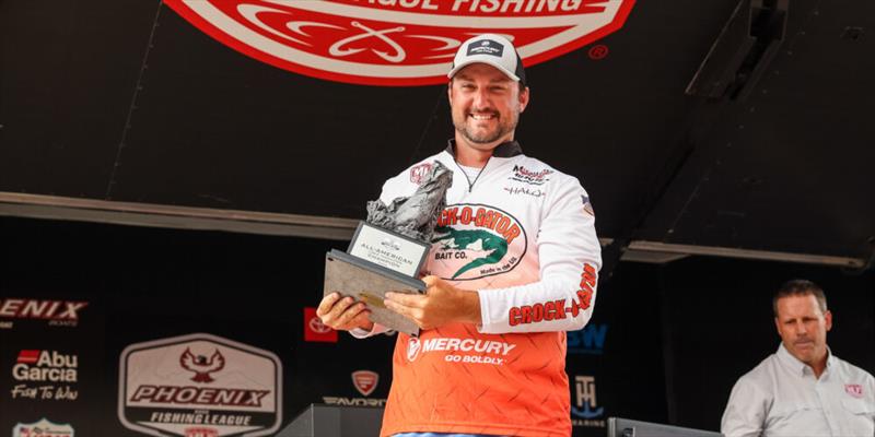 Connor Cunningham wins 39th Phoenix Bass Fishing League photo copyright Major League Fishing taken at  and featuring the Fishing boat class