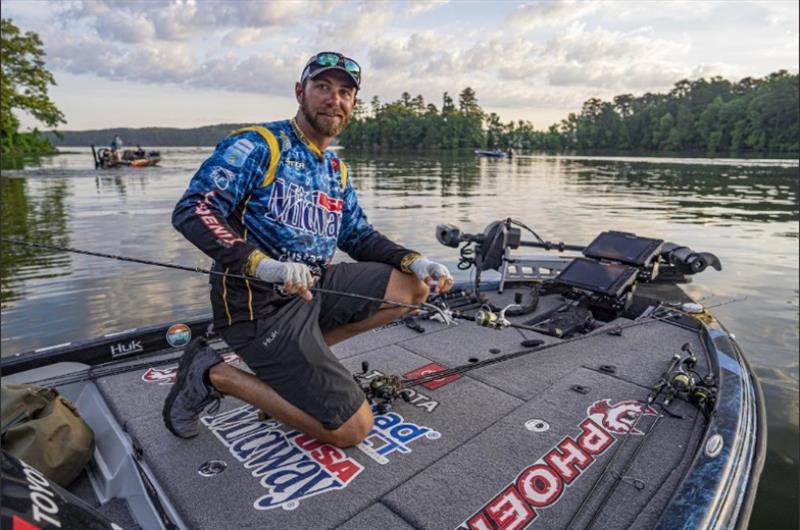 Instinct Signature Series Rods by Brandon Lester photo copyright Mustad Fishing taken at  and featuring the Fishing boat class