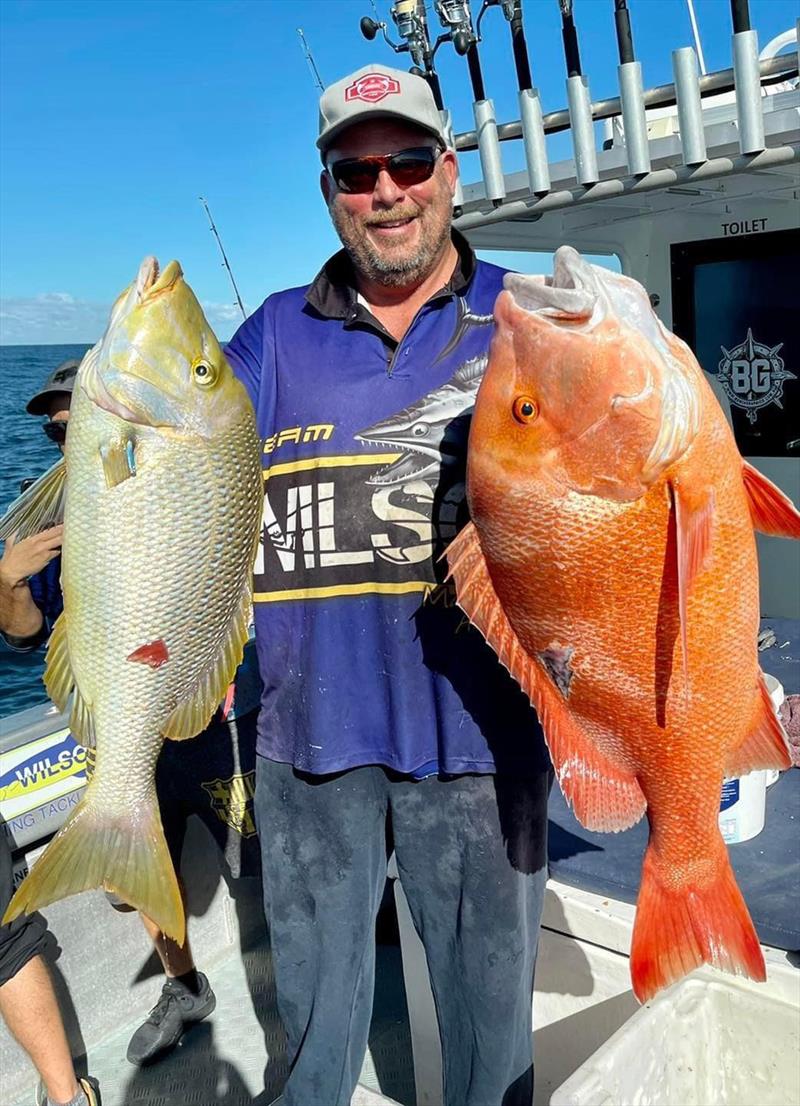 A nice spangled and red emperor caught with Double Island Point Fishing Charters - photo © Fisho's Tackle World