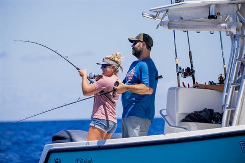 new Rift Salt photo copyright St. Croix Rods taken at  and featuring the Fishing boat class