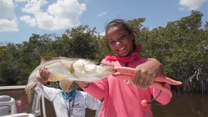 Dynamic episode from Emmy® award-winning youth educational series teaches conservation, biodiversity, aquatic ecosystems…and of course fishing photo copyright Future Angler Foundation taken at  and featuring the Fishing boat class