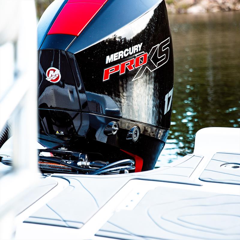 The 175hp Mercury Pro XS that powers Dean Silvester's lifestyle photo copyright Mercury Marine taken at  and featuring the Fishing boat class
