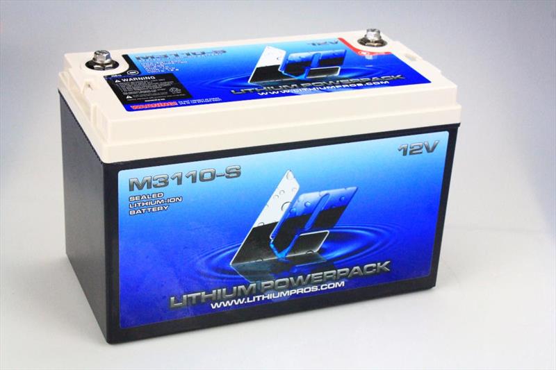 M3110-S 12V Marine Starting Battery photo copyright Lithium Pros taken at  and featuring the Fishing boat class