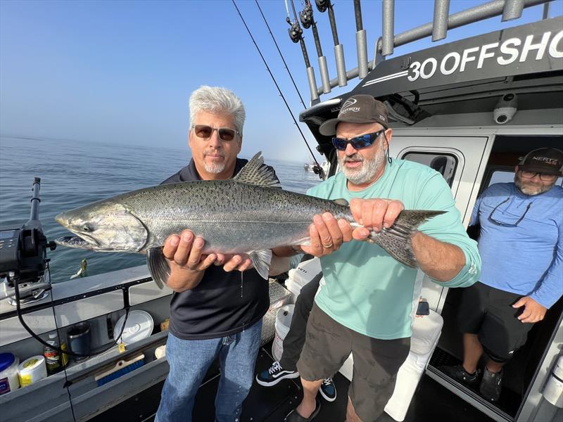 Karl Sandstrom and Tom Nelson on Duckworth 30 Offshore XL with Sharrow MX-3 Propellers photo copyright Sharrow Marine taken at  and featuring the Fishing boat class