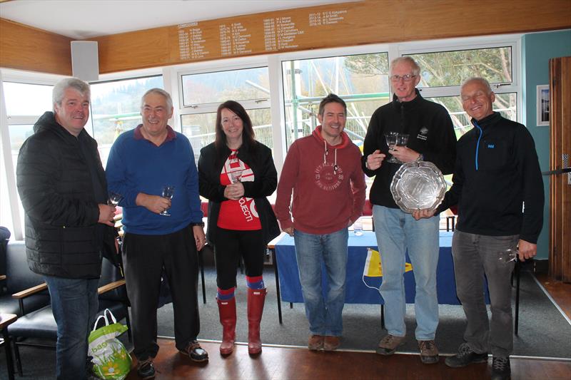 Prize Giving in the Flying Fifteen Team Racing at Bassenthwaite photo copyright William Carruthers taken at Bassenthwaite Sailing Club and featuring the Flying Fifteen class