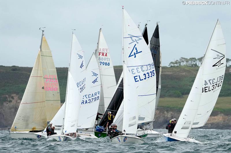 2022 Flying Fifteen French Nationals at Morgat, France photo copyright Pierrick Contin taken at  and featuring the Flying Fifteen class