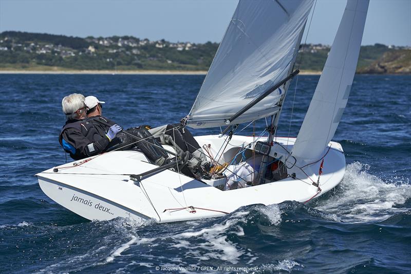 2022 Flying Fifteen French Nationals at Morgat, France photo copyright Jacques Vapillon taken at  and featuring the Flying Fifteen class