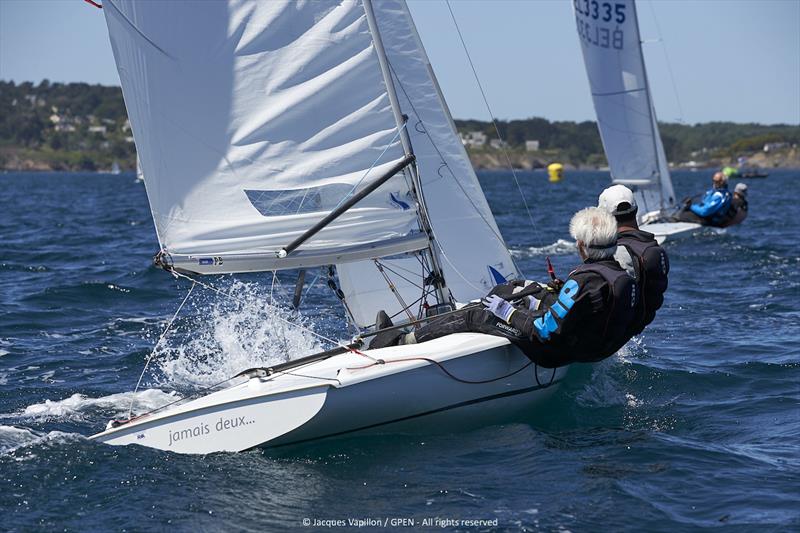2022 Flying Fifteen French Nationals at Morgat, France photo copyright Jacques Vapillon taken at  and featuring the Flying Fifteen class