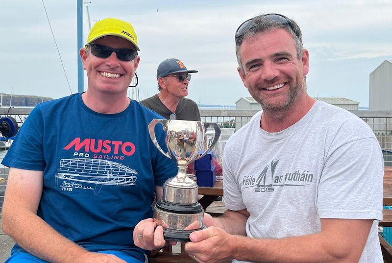 New champions, Ronan (L) and Niall O'Brien (R) - Irish Flying Fifteen Southern Championships at Waterford Harbour photo copyright Niall Meagher taken at Waterford Harbour Sailing Club and featuring the Flying Fifteen class