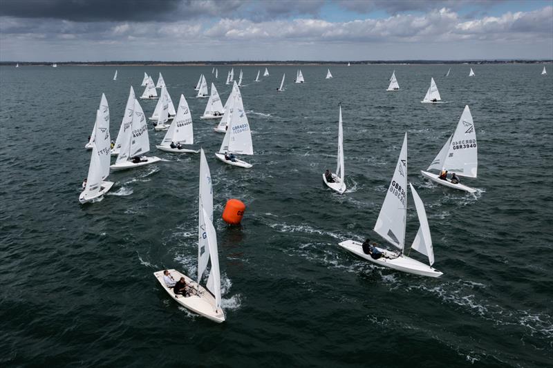 Flying Fifteen Europeans in Cowes photo copyright Richard Langdon / Ocean Images taken at Cowes Corinthian Yacht Club and featuring the Flying Fifteen class