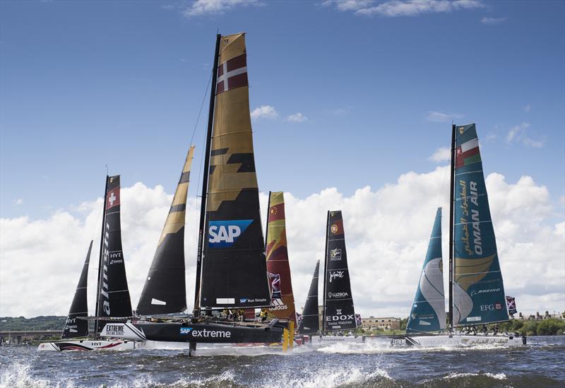 New-look SAP Extreme Sailing Team returns for 2017 photo copyright Lloyd Images taken at  and featuring the GC32 class