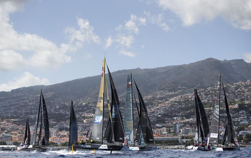 Extreme Sailing Series™ Act 3: Madeira Islands day 2 photo copyright Mark Lloyd / Lloyd Images taken at  and featuring the GC32 class