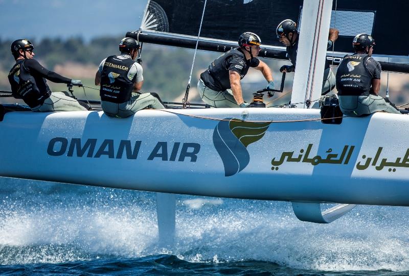 Match Racing World Champion turned America's Cup and Volvo Ocean Race sailor Adam Minoprio is helming Oman Air this season photo copyright Jesus Renedo / Sailing Energy / GC32 Racing Tour taken at  and featuring the GC32 class