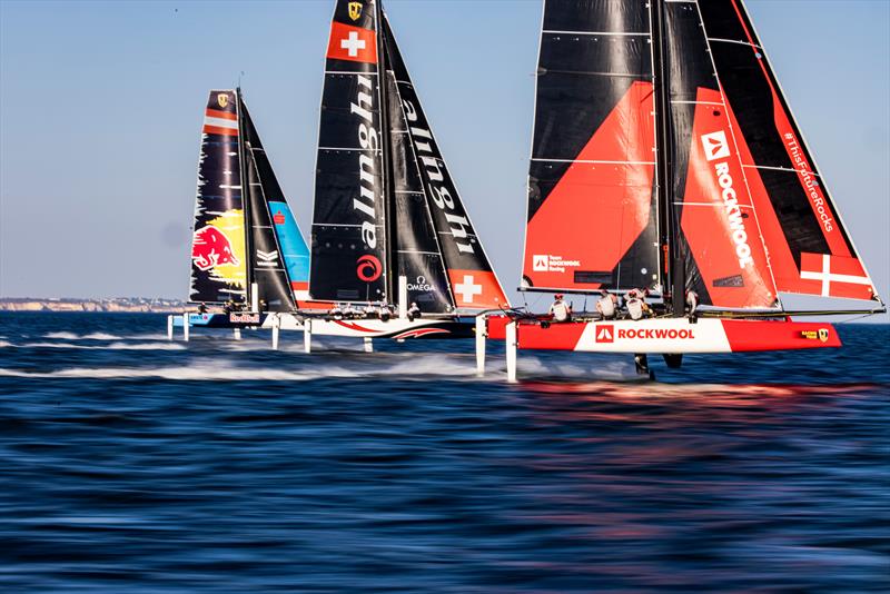 High octane reaching starts off Lagos in 2021 photo copyright Sailing Energy / GC32 Racing Tour taken at  and featuring the GC32 class