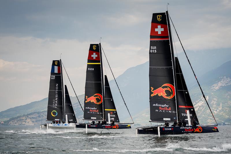 Alinghi Red Bull Racing at 2022 GC32 Racing Tour, Lake Garda photo copyright Red Bull Content Pool taken at Fraglia Vela Riva and featuring the GC32 class