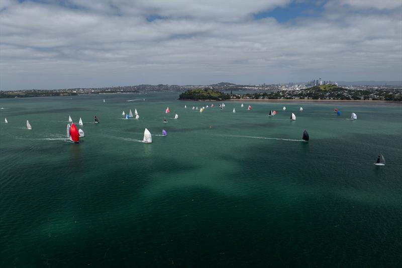 Start - PIC Harbour Classic - March 2024 - Waitemata Harbour photo copyright Josh McCormack taken at Royal New Zealand Yacht Squadron and featuring the GC32 class