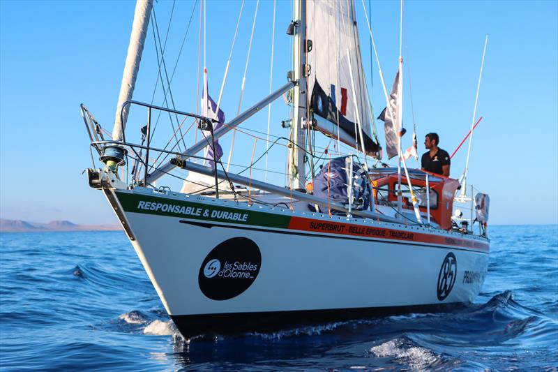 Damien Guillou went from last to 6th earlier this week showing better speed than the fleet - Golden Globe Race 2022 photo copyright Nora Havel / GGR2022 taken at  and featuring the Golden Globe Race class