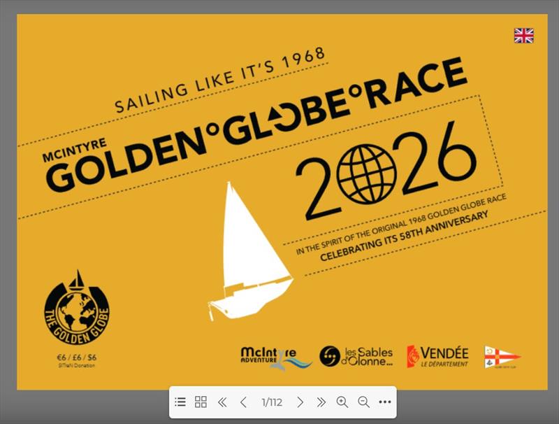 The official GGR 2026 Souvenir Book is out! - photo © Golden Globe Race The official GGR 2026 Souvenir Book is out! - photo © Golden Globe Race