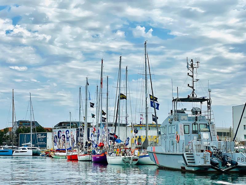 Following the GGR SITraN Prologue, the entire fleet will be berthed together on the main pontoon at Port Olona's Vendée Marina. Everyone is welcome to come and see the boats up close - photo © JJ / GGR2026
