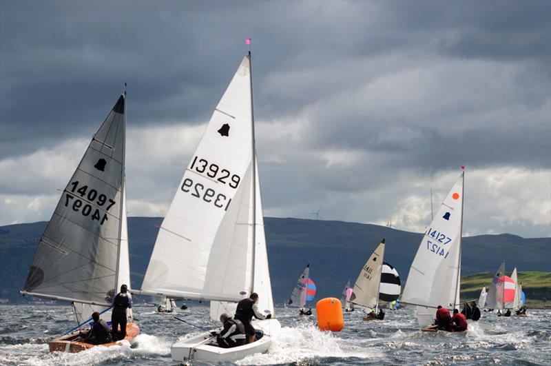 GP14 nationals at Largs day 2 photo copyright Richard Craig / www.SailPics.co.uk taken at Largs Sailing Club and featuring the GP14 class