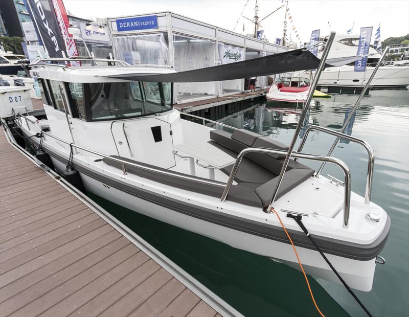 Axopar 28. Singapore Yacht Show 2018 photo copyright Guy Nowell taken at ONE15 Marina Club and featuring the  class
