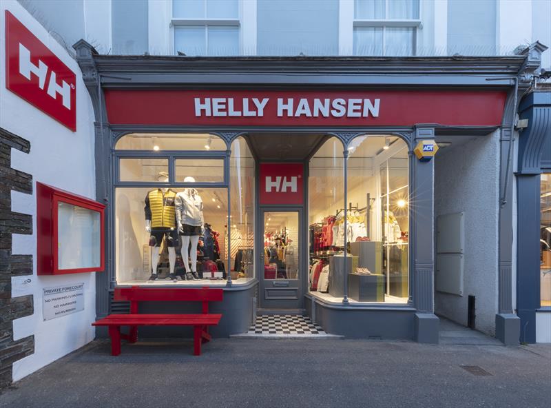 Helly Hansen's new store in Salcome photo copyright Paul Carruthers taken at  and featuring the  class