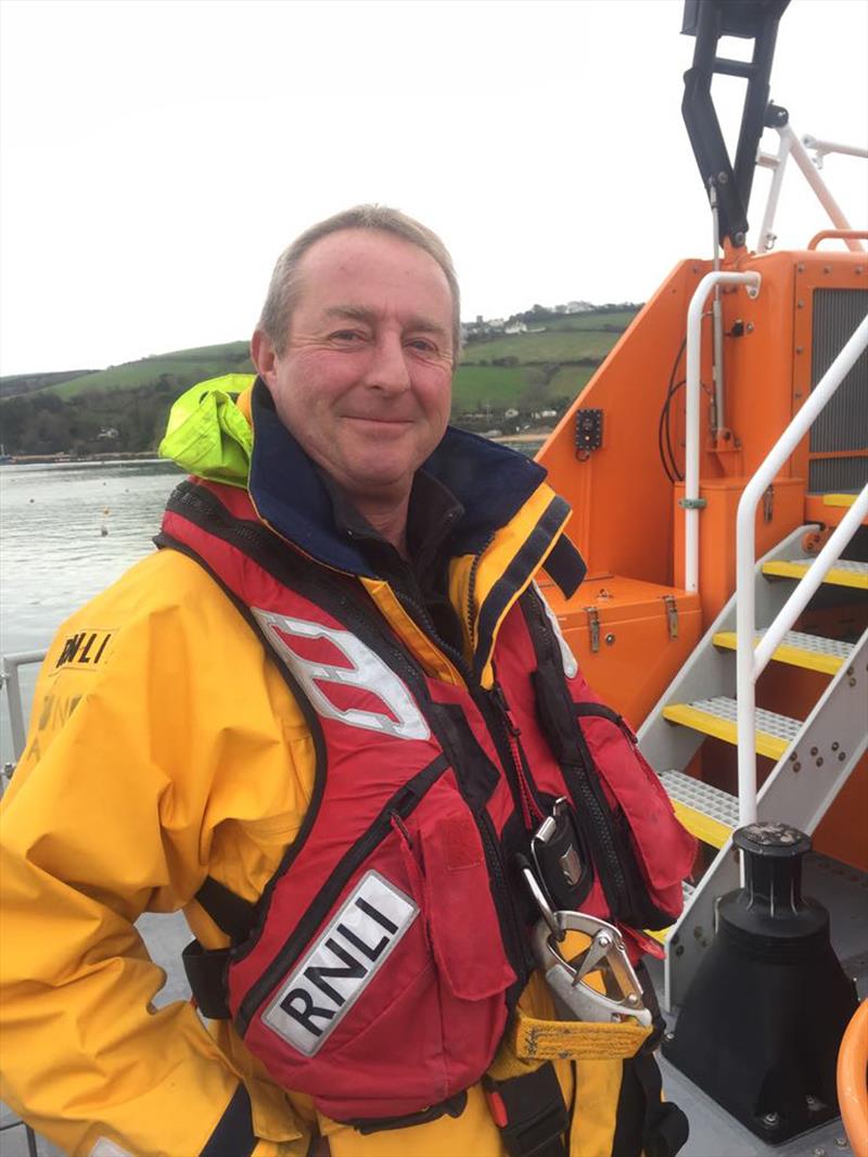 Salcombe RNLI Team Leader Pete Bennett photo copyright RNLI taken at  and featuring the  class