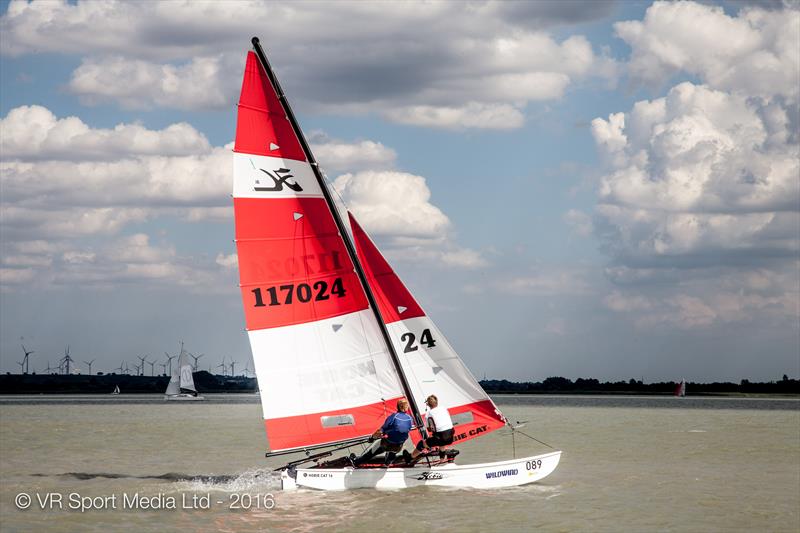 Wildwind Hobie Multi-European Championships in Austria photo copyright VR Sport Media Ltd taken at  and featuring the Hobie 16 class