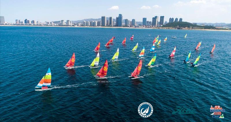 2019 Weihai Hobie 16 Asian Championships - Day 2 photo copyright Event Media taken at  and featuring the Hobie 16 class
