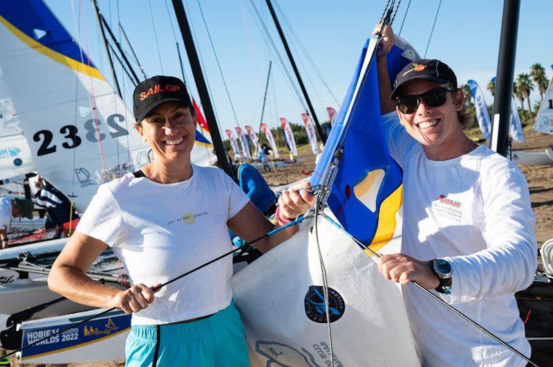 Hobie 16 World Championships in Spain - Day 2 (Masters) photo copyright Hobie Cat Worlds Media team taken at  and featuring the Hobie 16 class