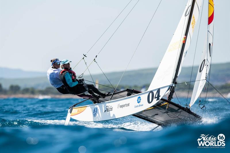 2022 Hobie 16 World Championships, day 5 photo copyright Hobie Cat Worlds Media team taken at  and featuring the Hobie 16 class