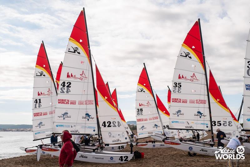 2022 Hobie 16 World Championships Open Series first day of the finals photo copyright Hobie Cat Worlds Media team taken at  and featuring the Hobie 16 class