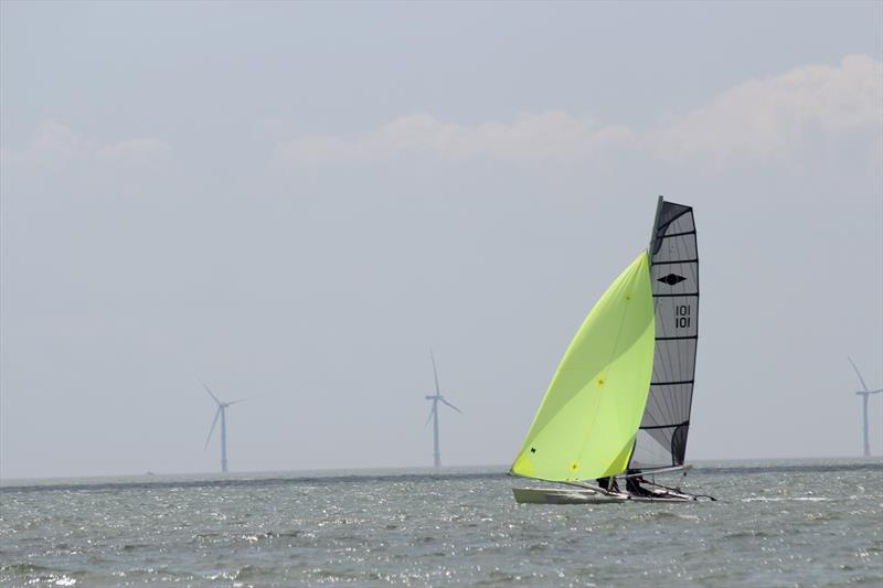 East Coast Piers Race photo copyright Andrew Dowley taken at Marconi Sailing Club and featuring the Hurricane 5.9 SX class