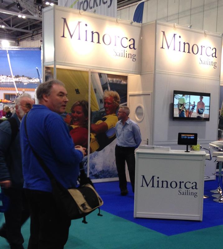 Minorca Sailing at the London Boat Show 2016 photo copyright Hyde Sails taken at  and featuring the  class