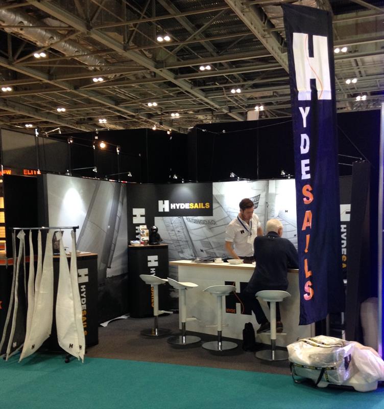 Hyde Sails at the London Boat Show 2016 photo copyright Hyde Sails taken at  and featuring the  class