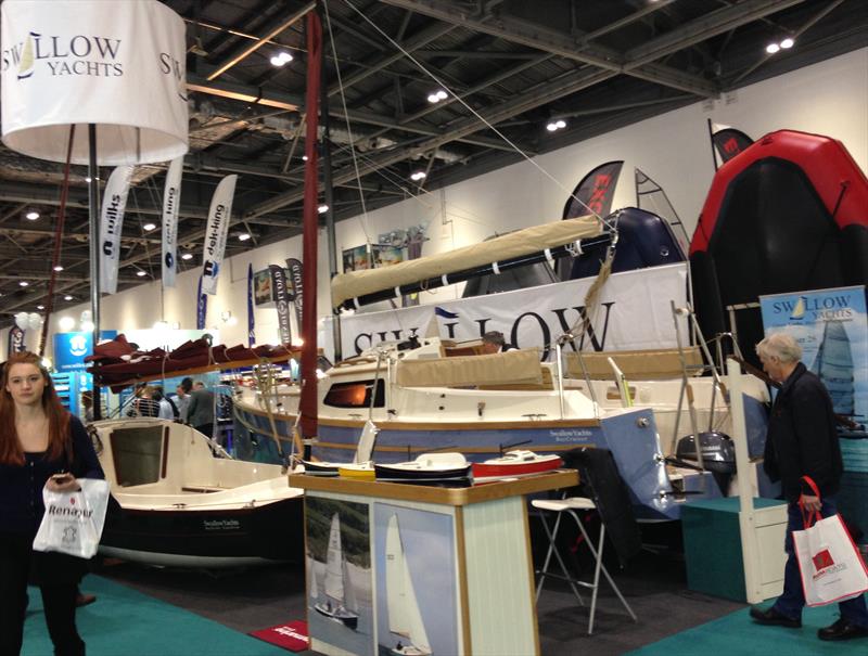 Swallow Yachts at the London Boat Show 2016 photo copyright Hyde Sails taken at  and featuring the  class